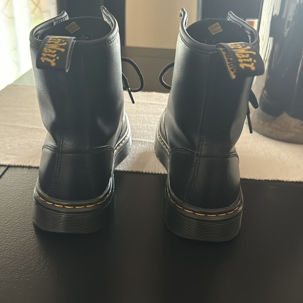 Dr. Martens Zavala Combat Boots. Women’s size 7. Color black - Picture 4 of 7